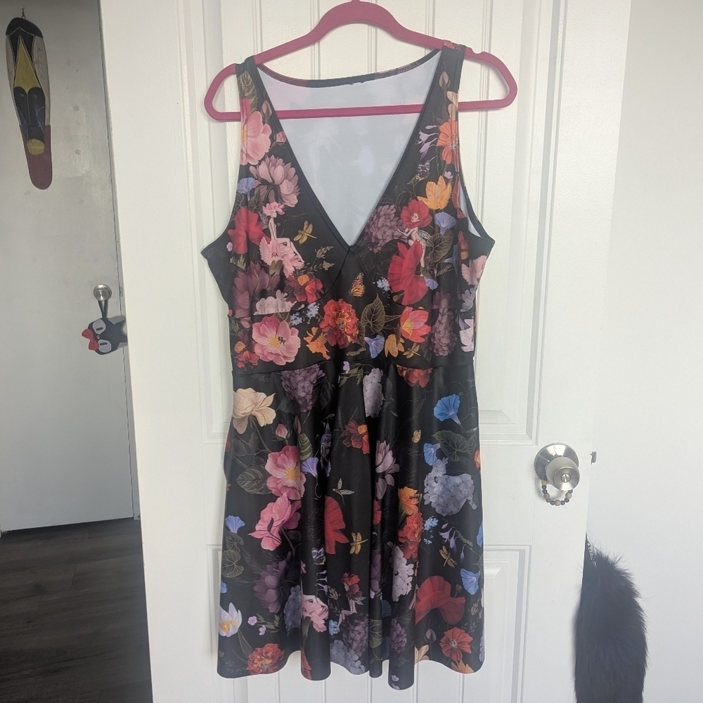 BLACKMILK NYMPH GARDEN MARILYN DRESS - XXL